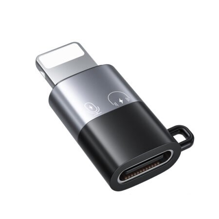 Type C/USB-C Female to Lightning iPhone Male OTG Adapter for iPhone for Microphones, Fast Charging & Data Transfer