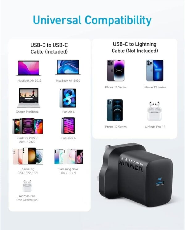 Anker 312 USB-C Charger 30W A2640K21 - Image 6