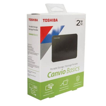 2TB Toshiba Portable External Hard Drive