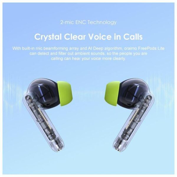 Oraimo FreePods Lite ENC True Wireless Earbuds- OTW 330 - Image 10