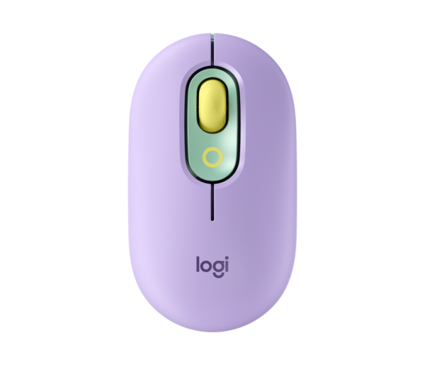 Logitech Pop Mouse lavender Multi Device Wireless Mouse
