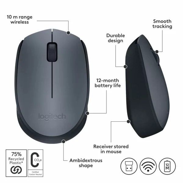 Logitech M170 Wireless Mouse - Image 6