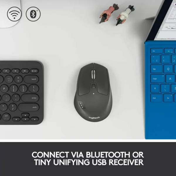 Logitech M720 Triathlon Multi Device Wireless Mouse - Image 8