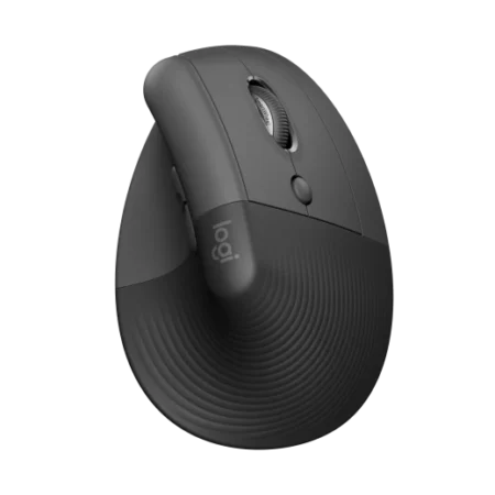 Logitech Lift Vertical Ergonomic Mouse, Wireless, Bluetooth