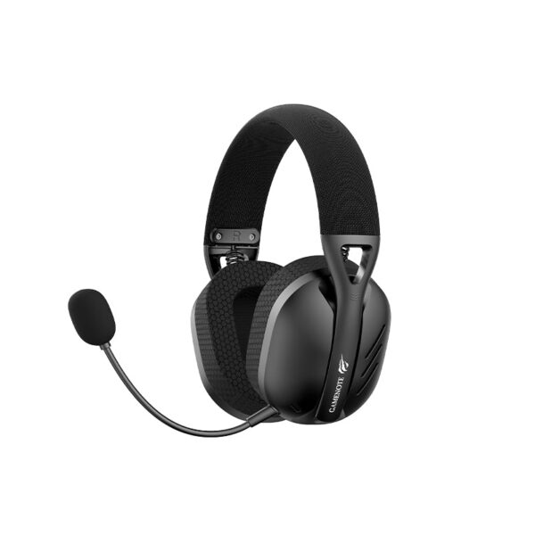 Havit Gamenote Fuxi H3 Quad Mode Gaming Headphones with Detachable Microphone, USB Dongle, Type c to AUX and Type C to USB Cables