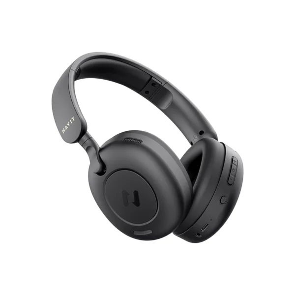 Havit H655BT Pro Hybrid Active Noise Cancelling Wireless Headphones - Image 2