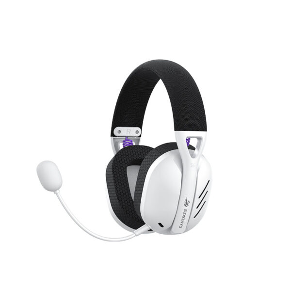 Havit Gamenote Fuxi H3 Quad Mode Gaming Headphones with Detachable Microphone, USB Dongle, Type c to AUX and Type C to USB Cables - Image 4