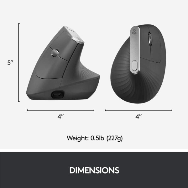 Logitech MX Vertical Advanced Ergonomic Mouse - Image 3