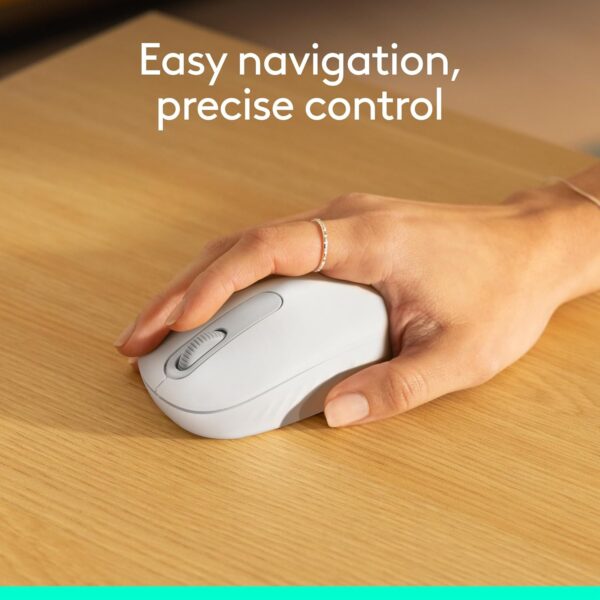 Logitech M196 Bluetooth Wireless Mouse - White - Image 7