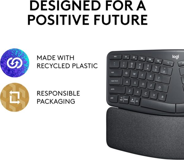 Logitech ERGO K860 Wireless Ergonomic Qwerty Keyboard - Image 4