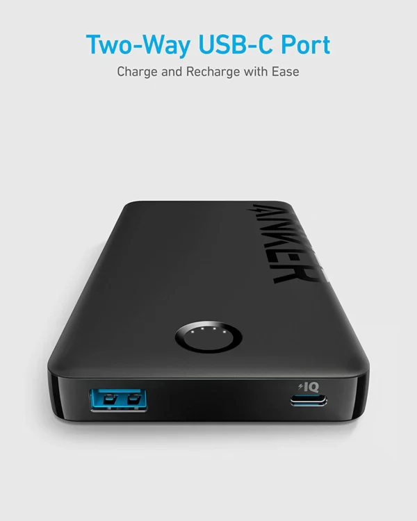 Anker 323 10,000mAh Power Bank with USB-C Port (Input & Output) - Image 5