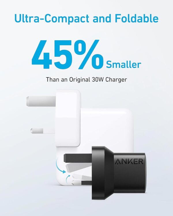 Anker 323 Charger 33w 2 Ports Charger with 3ft USB-C to USB-C cable B2331K11 - Image 5