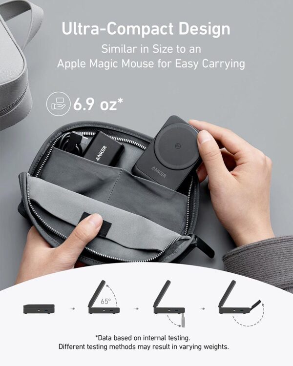 Anker MagGo Wireless Charging Station 15w Foldable 3-in-1 - Image 8