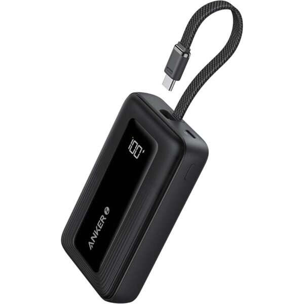 Anker Zolo 10K 30W Power Bank with built in USB-C Cable