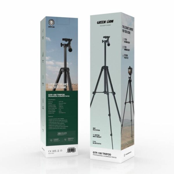 Green Lion GTP-100 Professional Aluminium Tripod stand - Image 3