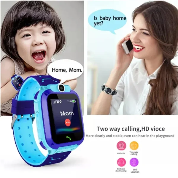 Q12 Kids Smart Watch With Sim Card Call IP67 Waterproof Sos Camera Smartwatch Phone GPS Tracker Watch for Children - Image 5