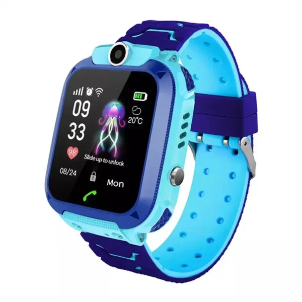 Q12 Kids Smart Watch With Sim Card Call IP67 Waterproof Sos Camera Smartwatch Phone GPS Tracker Watch for Children