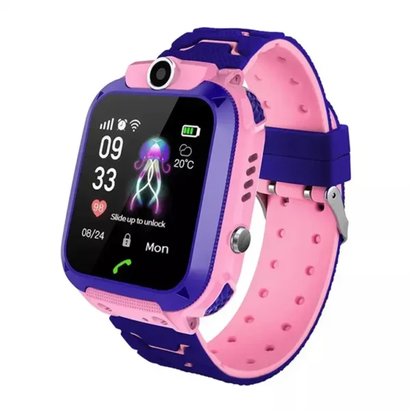 Q12 Kids Smart Watch With Sim Card Call IP67 Waterproof Sos Camera Smartwatch Phone GPS Tracker Watch for Children - Image 2