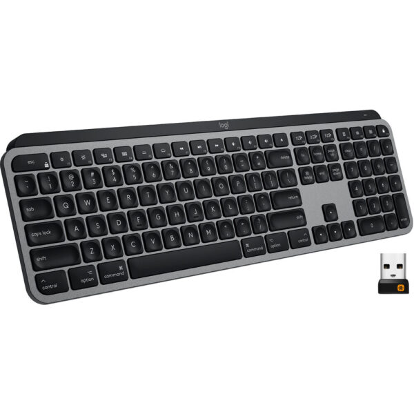 Logitech MX Keys Advanced Wireless Illuminated Keyboard for Mac - Image 2