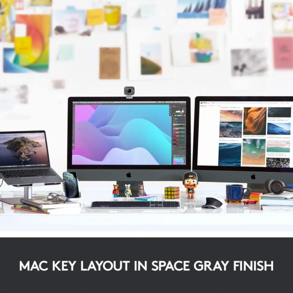 Logitech MX Keys Advanced Wireless Illuminated Keyboard for Mac - Image 7