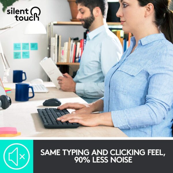 Logitech MK295 Wireless Mouse & Keyboard Combo with SilentTouch Technology - Image 2