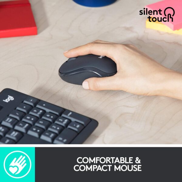 Logitech MK295 Wireless Mouse & Keyboard Combo with SilentTouch Technology - Image 10