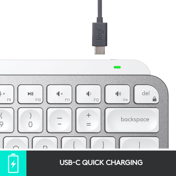 Logitech MX Mini for Mac Minimalist Wireless Illuminated Keyboard - Image 2