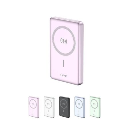 Havit 10,000mAh 20w Magnetic Wireless Charging Power Bank - PB5203