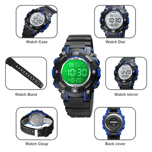 Skmei 1613 Multifunction Sport Digital Kids Watch - Image 5
