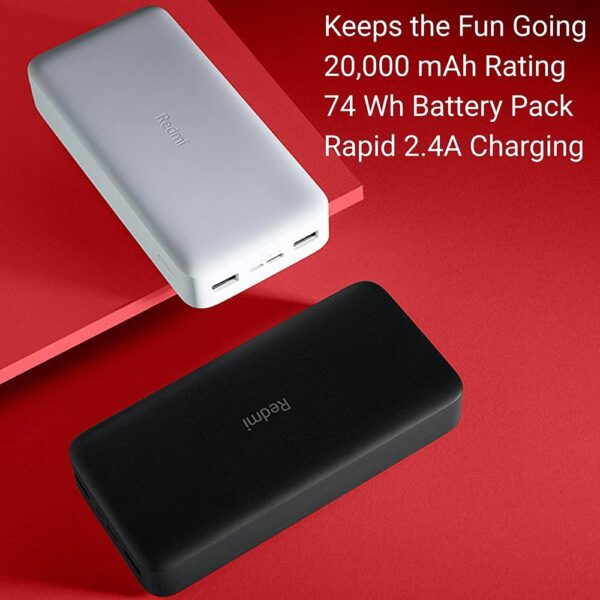 Xiaomi Redmi 20,000mAh 18W Power Bank - Image 4