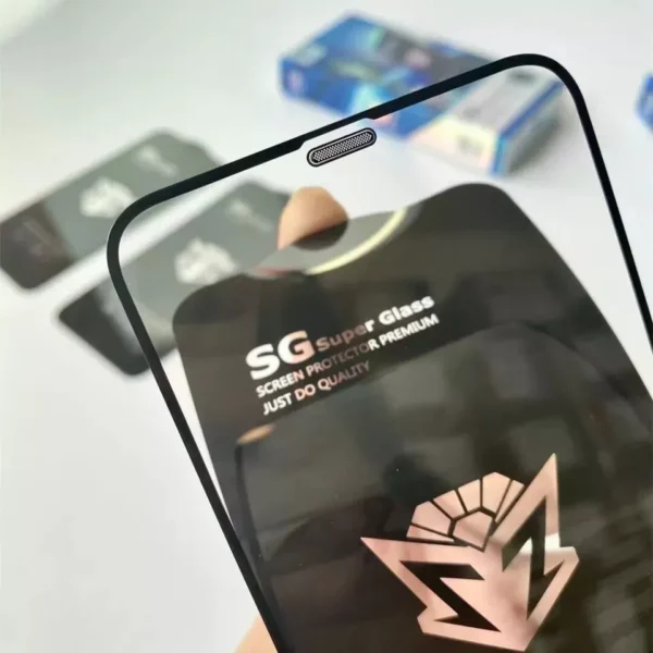 SG Z Warrior Glass High Quality Full Glue Scratch Resistant Screen Protector for iPhone 16 Pro Max - Image 5