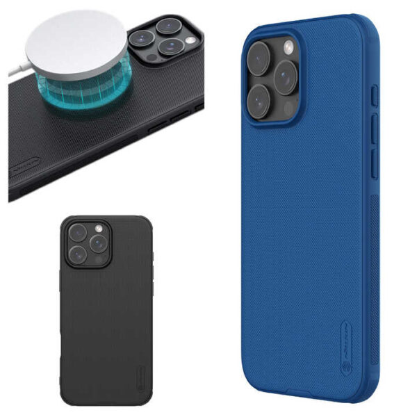 Nillkin Super Frosted Shield Pro Magnetic Wireless Charging Case for iPhone 16 Pro