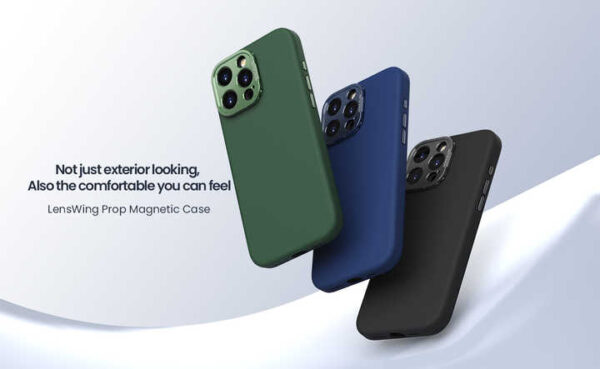 Nillkin Silicone Magnetic Wireless Charging case With Invisible Camera Kickstand Folding Stand Cover for Iphone 16 Pro Max - Image 2