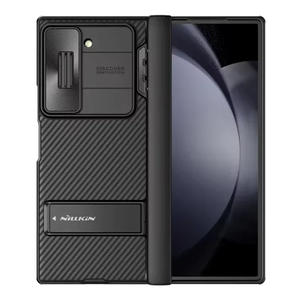 Nillkin New Product for Samsung Z Fold 6 Mobile Phone Case Sliding Lens Protector Hard Shell Full Cover Bracket Folding Case