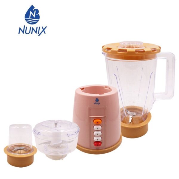 Nunix AK-444 350W 3 in 1 Blender, Grinder & Chopper - Image 3