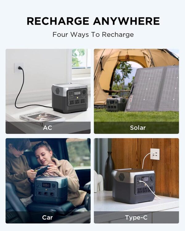 EcoFlow RIVER 2 Pro Portable Power Station (800W, 768Wh) – ZMR620-B-UK - Image 5