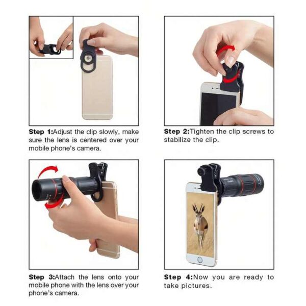 18X25 Zoom Mobile Phone Telephoto Lens - Image 2