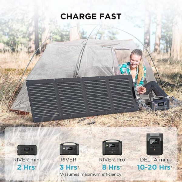 EcoFlow 100W Flexible Portable Solar Panel - EFSOLAR110N - Image 4