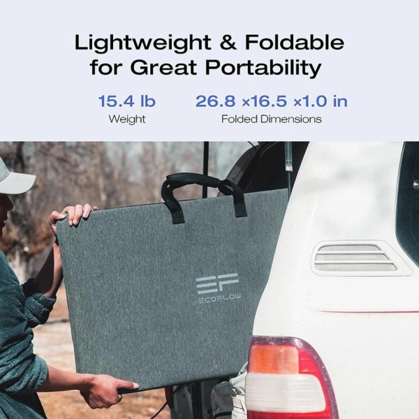EcoFlow 160W Portable Solar Panel (EFSOLAR160W) - Image 6