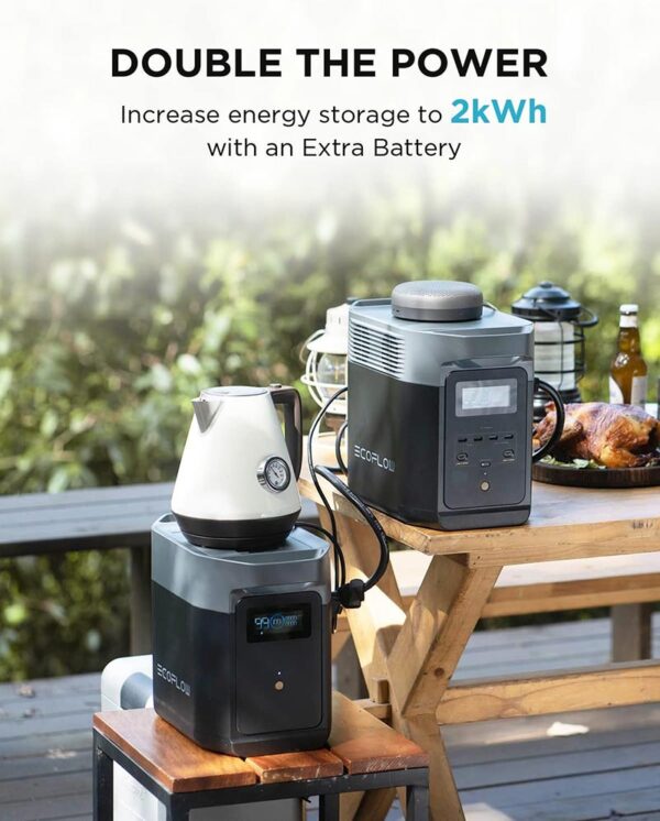 EcoFlow Extra Battery for DELTA 2 Power Station (1024Wh) ZMR330EB - Image 6