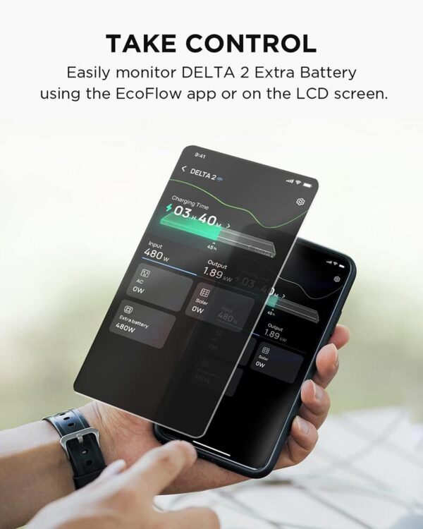 EcoFlow Extra Battery for DELTA 2 Power Station (1024Wh) ZMR330EB - Image 7