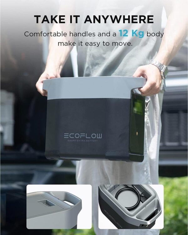 EcoFlow Extra Battery for DELTA 2 Power Station (1024Wh) ZMR330EB - Image 10