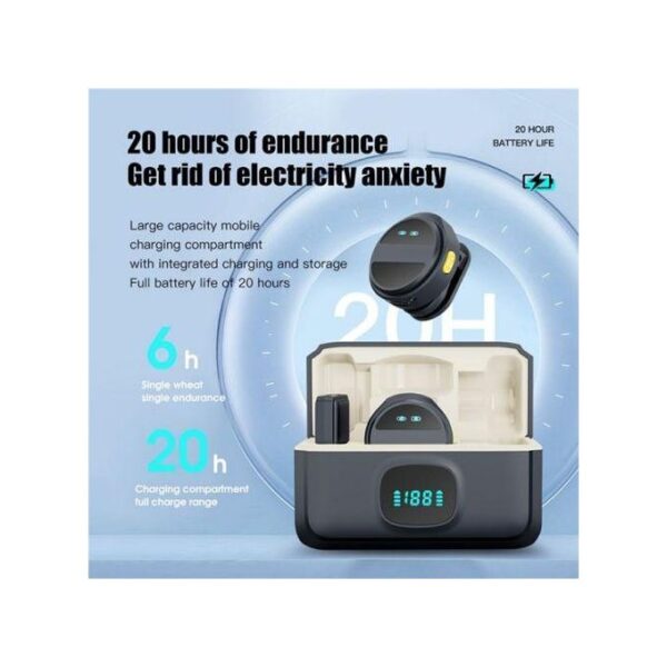 SX21 Dual Wireless Microphones for iPhone and Type C Phones - Image 3