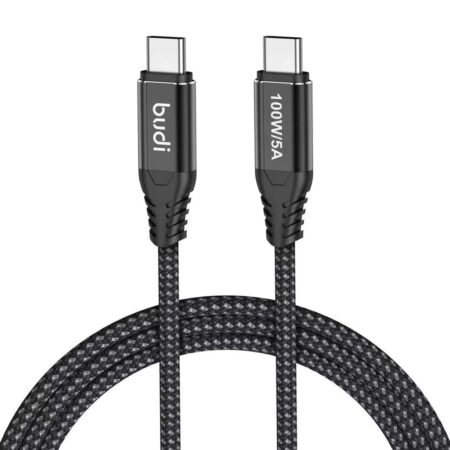 Budi DC220TT 100W Type C TO Type C 1.5m Braided Fast Charging PD Data Cable