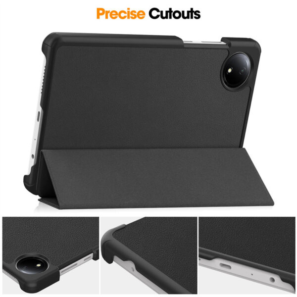 Xiaomi Redmi Pad SE 4G 8.7'' 2024 Tri-Fold Folio Flip Stand Magnetic PU Leather Cover Case - Image 2