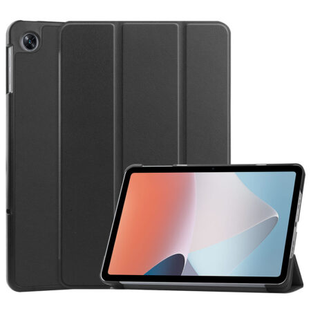 Oppo Pad Neo 11.35 inch Trio-Fold Flip Stand Magnetic PU Leather Smart Auto Wake-up Sleep Cover Case