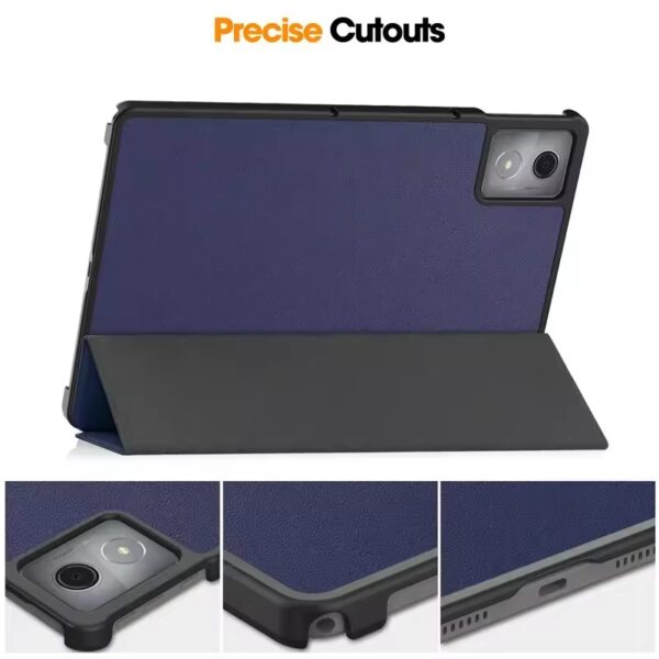 Lenovo Tab K11 Plus 2024 11.45'' Magnetic Trifold Leather Smart Case Cover - Image 3