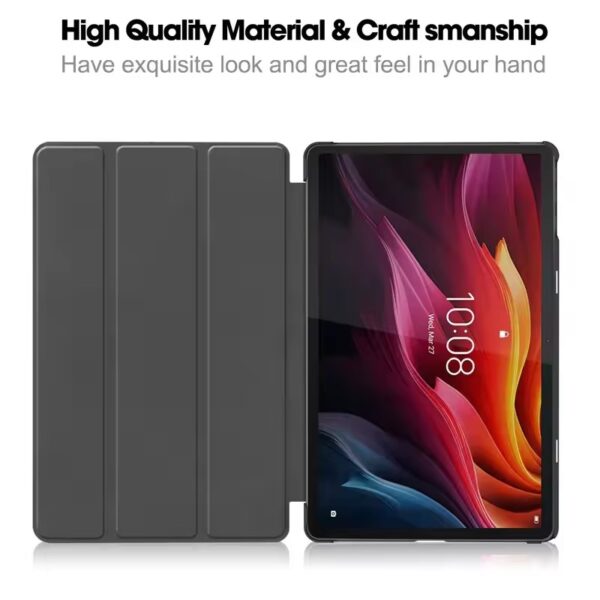 Lenovo Tab K11 Plus 2024 11.45'' Magnetic Trifold Leather Smart Case Cover - Image 5
