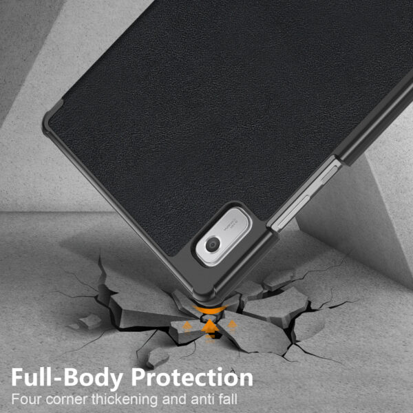 Lenovo Tab M9 TB-310FU 9 Inch 2023 PU Leather Tri-Folding Stand Magnetic Flip Stand Cover Case - Image 6