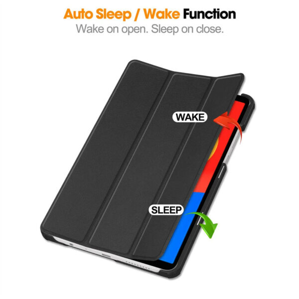 Xiaomi Redmi Pad SE 4G 8.7'' 2024 Tri-Fold Folio Flip Stand Magnetic PU Leather Cover Case - Image 3